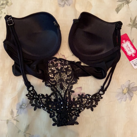 Lacey Racerback Push Up Bra - Picture 3 of 4